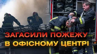 У Вінниці на вулиці Зодчих сталася пожежа в офісному приміщенні