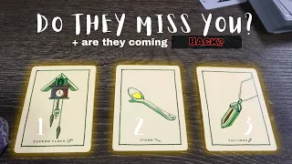 Do They Miss You? ❤️‍🩹😪 Are They Coming Back? 🔄 Pick A Group Tarot Reading