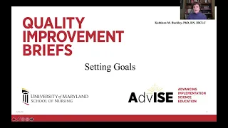 Advancing Implementation Science Quality Improvement Brief: Setting Goals