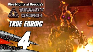 FNAF Security Breach - Gameplay Playthrough Part 4 - Final Boss & True Ending (PS5)