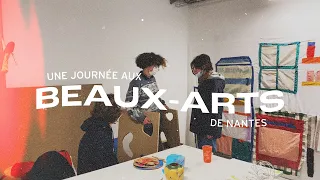 Une journée en école d'art (VLOG Beaux-Arts de Nantes) | Romain Mrc