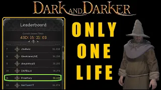 ONLY ONE LIFE | DEMIGOD SOLO WIZARD | Dark and Darker