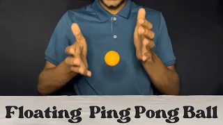 Ping pong ball magic | How to float ping pong ball in air | Ping pong ball experiment at home