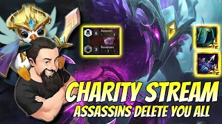 Charity Stream (3/3) - Assassins delete you all | TFT Reckoning | Teamfight Tactics