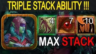 Imba Free MAX Speed + Damage PerStack [Warpath+Spirit Siphon+Sticky Napalm] Ability Draft Dota 2