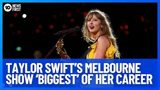 Taylor Swift Plays Largest Crowd Of Her Career | 10 News First