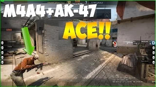 ЭЙС НА МИРАЖЕ!M4A4+AK 47 l CS GO l de mirage