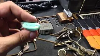 Yale and Corbin padlocks, old keys
