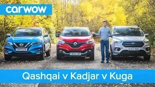 Nissan Qashqai vs Renault Kadjar vs Ford Kuga 2019 – See which is the best mid-size SUV