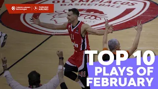 Top 10 Plays | February | 2021-22 Turkish Airlines EuroLeague