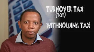 6. Turnover tax TOT | Withholding tax (The Entrepreneurship Drive)