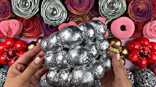 Clay cracking 🤍soap roses 🌹 crushing soap balls 🌹Oddly satisfying video 🌹