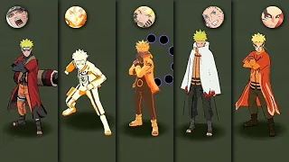 All Naruto Uzumaki Forms Transformation In Naruto Ultimate Ninja Impact PPSSPP (Mod And Original)