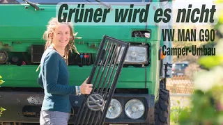 Grüner wird es nicht | Unser 32 Jahre alter VW MAN G90 wird neu lackiert