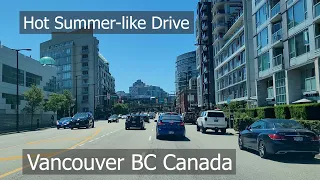 4K Sunday Driving in Vancouver Canada on June 4 2023