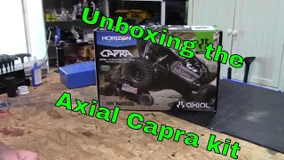 Unboxing the Axial Capra kit and review