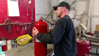 Filling and pressurizing Pyrochem cylinder