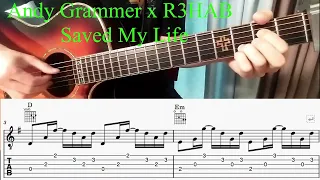 Andy Grammer x R3HAB - "Saved My Life" guitar tutorial