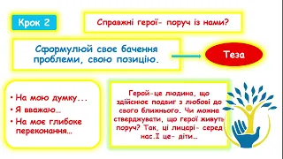 Письмовий твір- роздум на тему, пов’язану із життєвим досвідом учнів у художньому стилі