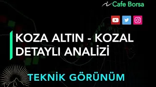 Koza Altın Detaylı Analizi - 23.Eylül - Teknik Görünüm - Kozal Hisse Analizi