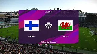 UEFA NATIONS LEAGUE -Finland vs Wales - PS4 GAMEPLAY-PES 2020