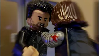 Winter Soldier Hotel Fight Scene - LEGO Stop Motion