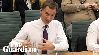 Jeremy Hunt takes questions at Treasury select committee – watch live