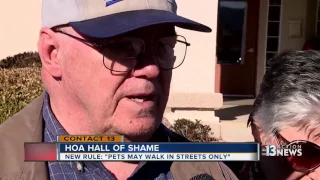 HOA forces pet owners to walk dogs in streets