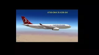 X-Plane 11 JD A330 UTDD-OIKK