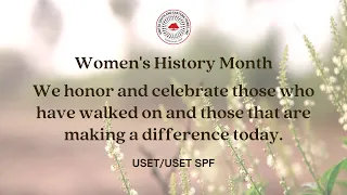 Honoring Women's History Month - 2022