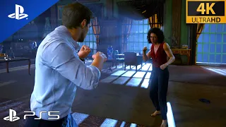 (PS5) Uncharted 4 - Best "NADINE Vs. NATE" Fight | Ultra High Graphics GAMEPLAY [4K 60FPS] Part 10