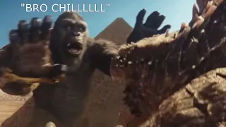 Kong Tries to Recruit Godzilla in Egypt (in a nutshell)