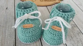 ✨️ПРОЩЕ НЕКУДА 👶ПИНЕТКИ КРЮЧКОМ/crochet booties