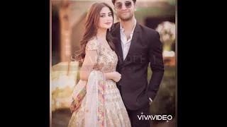 Sajal ali and ahad raza mir beautiful pics