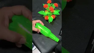 DIY bottle flowers homemade easy to make(3)