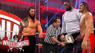 WWE Mar 8, 2021 - Roman Reigns Vs Omos Jordan Omogbehin Vs The Great Khali : Universal Championship