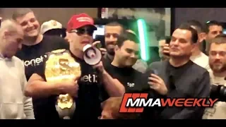 Colby Covington Crashes Kamaru Usman's UFC 235 Workout