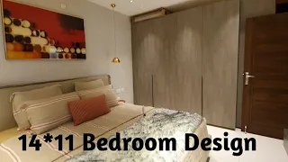 Modern Bedroom Design 2021 || Bedroom Design कैसे करें || 14X11 Bedroom Design