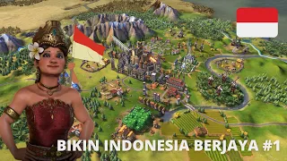 Mengembalikan kejayaan Indonesia   Civilization VI gameplay   deity difficulty #1