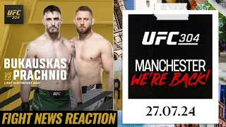 Modestas Bukauskas Return Official For UFC 304 vs Martin Prachnio - Fight News Reaction