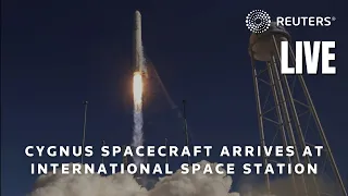 LIVE: Cygnus spacecraft arrives at the International Space Station