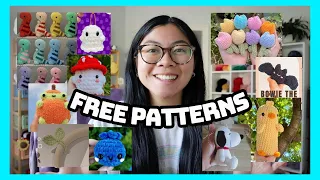 15 FREE Crochet Amigurumi Patterns 🍁 mostly beginner friendly, fall/halloween ideas, cute plushies ✨