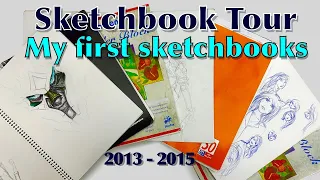 My very first sketchbooks! Old art | Sketchbook Tour!