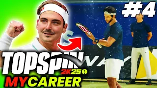 Let’s Play Top Spin 2K25 Career Mode | MyCareer #4 | EXPERT DIFFICULTY! | First Impressions