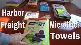 Showcase For Every Microfiber Towel Available At Harbor Freight!! Grant's Towels For Car Detailing!!