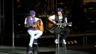Justin Bieber- "Never Let You Go (acoustic)" (HD) Live at the New York State Fair on 9-1-2010