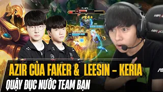 AZIR CỦA FAKER VÔ TÌNH BẮT CẶP VỚI LEESIN TIKTOK CỦA KERIA KHUẤY ĐẢO RANK HÀN LẬT KÈO CỰC KHÉT