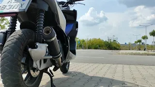 Aprilia SR GT 125 clutch test