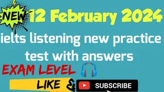 ielts listening practice test with answers|12.2.24|#ielts #listening #new #practice #answers