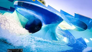 Constrictor Space Bowl WaterSlide at Laguna Waterpark